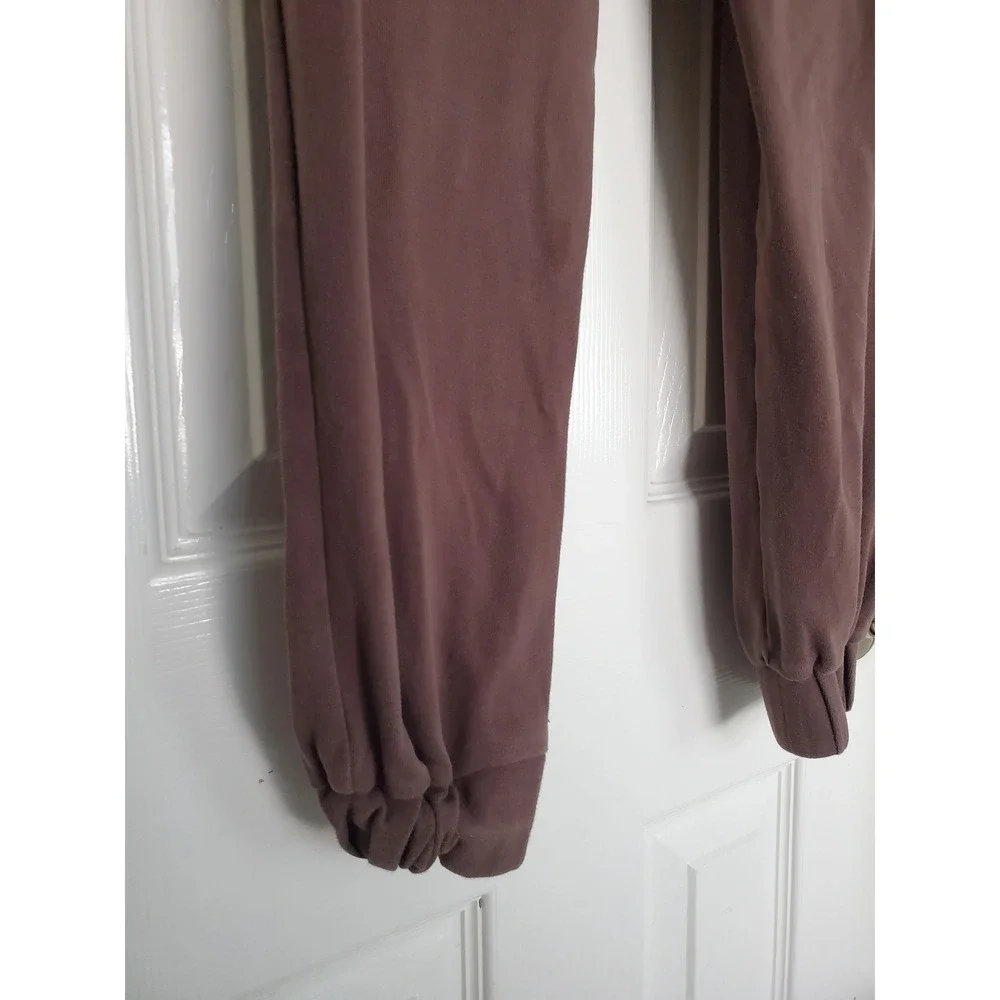 YoungLA Cargo Sweatpants Chocolate Brown Jogger Gym Streetwear Utility Pockets M